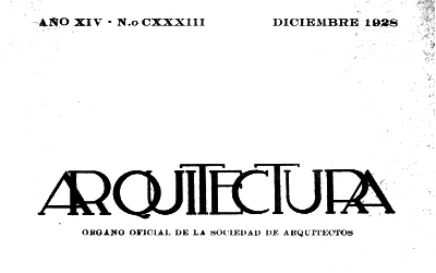 Arquitectura 133 | 1928