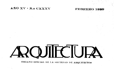 Arquitectura 135 | 1929