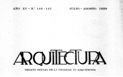 Arquitectura 140-141 | 1929