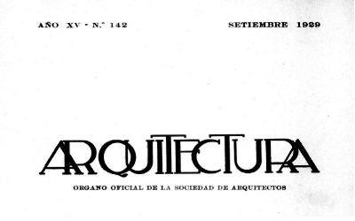 Arquitectura 142 | 1929