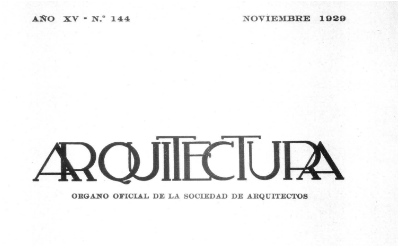 Arquitectura 144 | 1929