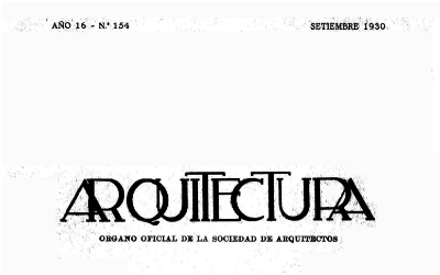 Arquitectura 154 | 1930