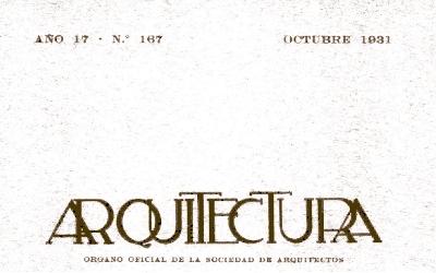 Arquitectura 167 | 1931