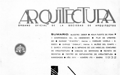 Arquitectura 170 | 1932