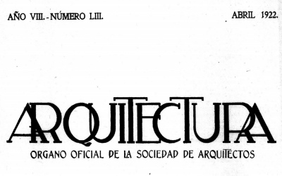 Arquitectura 53 | 1922