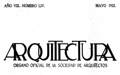 Arquitectura 54 | 1922
