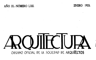 Arquitectura 62 | 1923