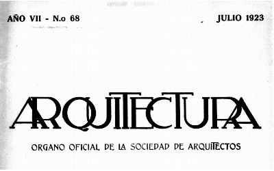 Arquitectura 68 | 1923