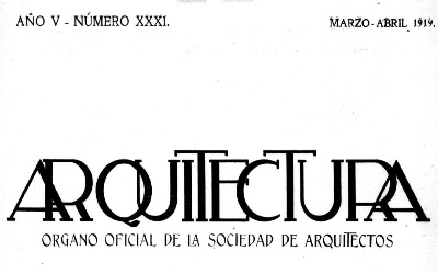 Arquitectura 31 | 1919