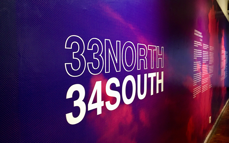 33North, 34South | Inauguración
