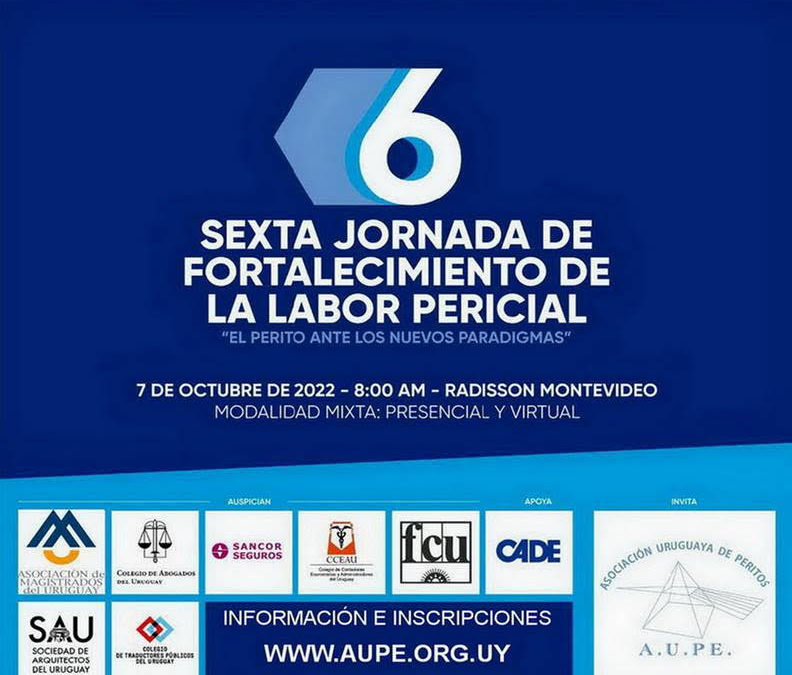 6ta. Jornada de Fortalecimiento a la labor pericial