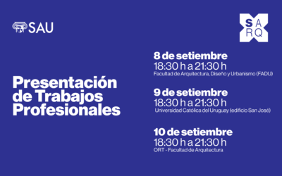 Mesas de Presentación de Trabajos Profesionales en la SARQ 2026