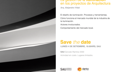 Charla Darko en SAU: La iluminación en los proyectos de arquitectura