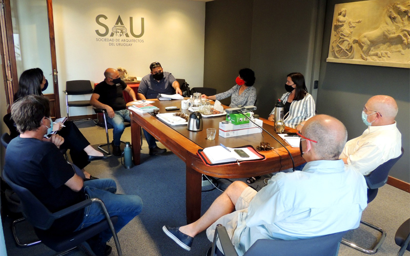 Representantes del PIT CNT se reunieron con SAU