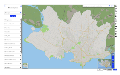 MonteviMap: instancia de capacitación