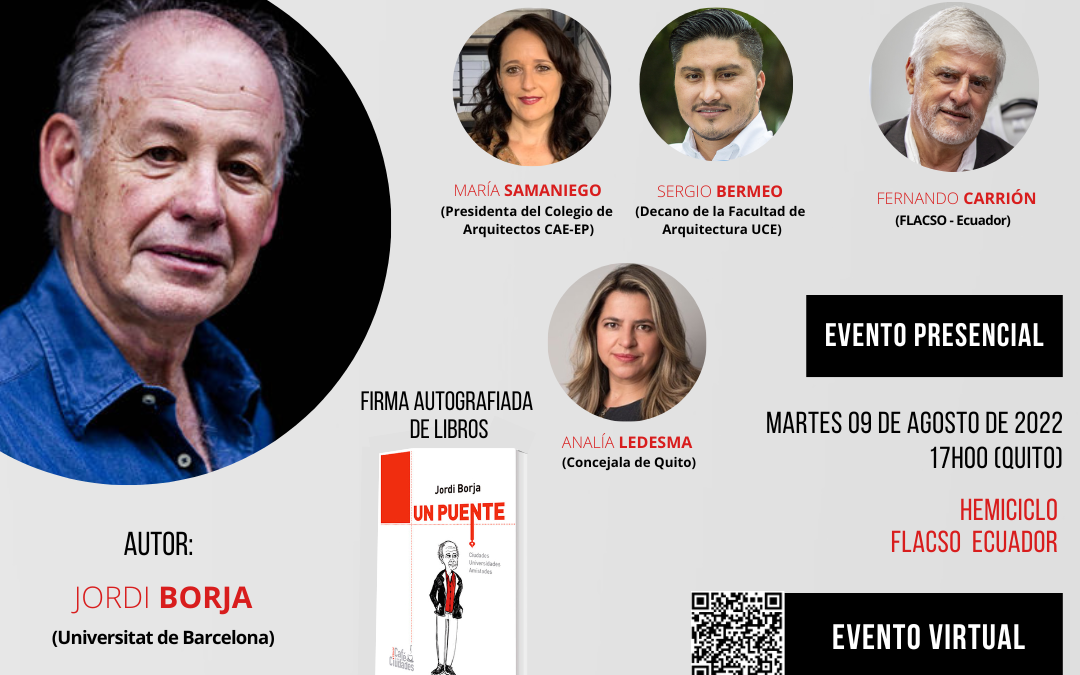 Homenaje a Jordi Borja y presentación de su libro