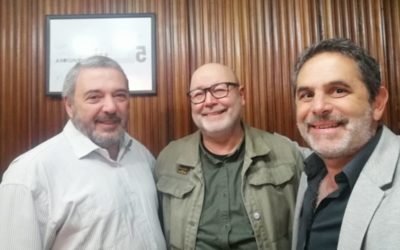 Encuentro de SAU con el candidato a la Intendencia de Montevideo Mario Bergara