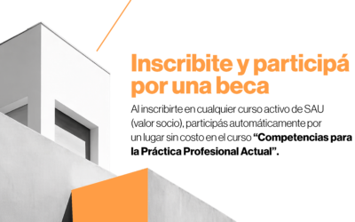 Cursos SAU: inscribite y participá por una beca en “Competencias”