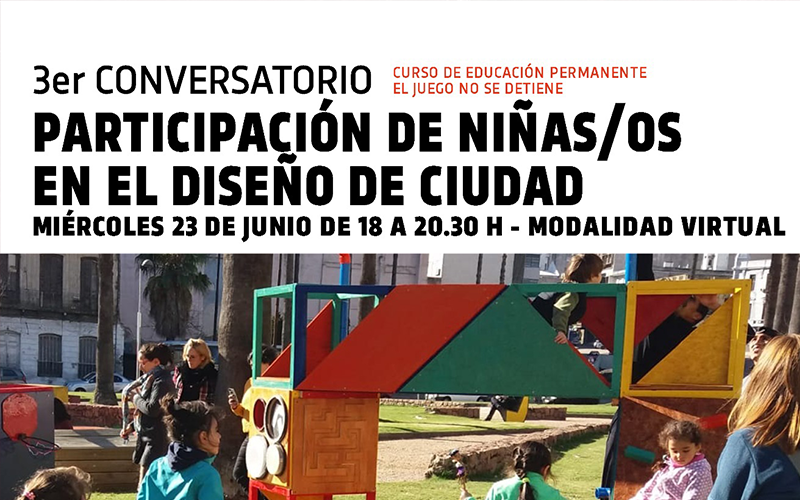 Conversatorio: Participación de niñas/as en el diseño de ciudad