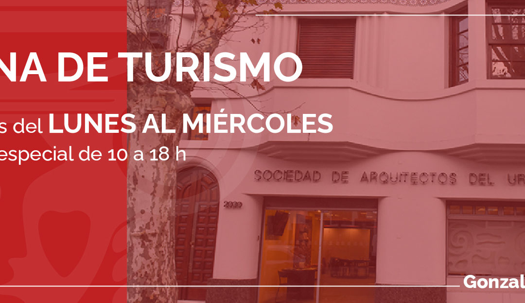 Horario durante Semana de Turismo