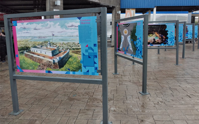 Fotogalería en la Terminal de Ómnibus del Cerro