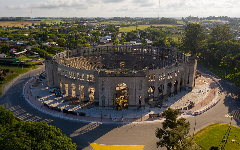 Avances en la Plaza de Toros de San Carlos