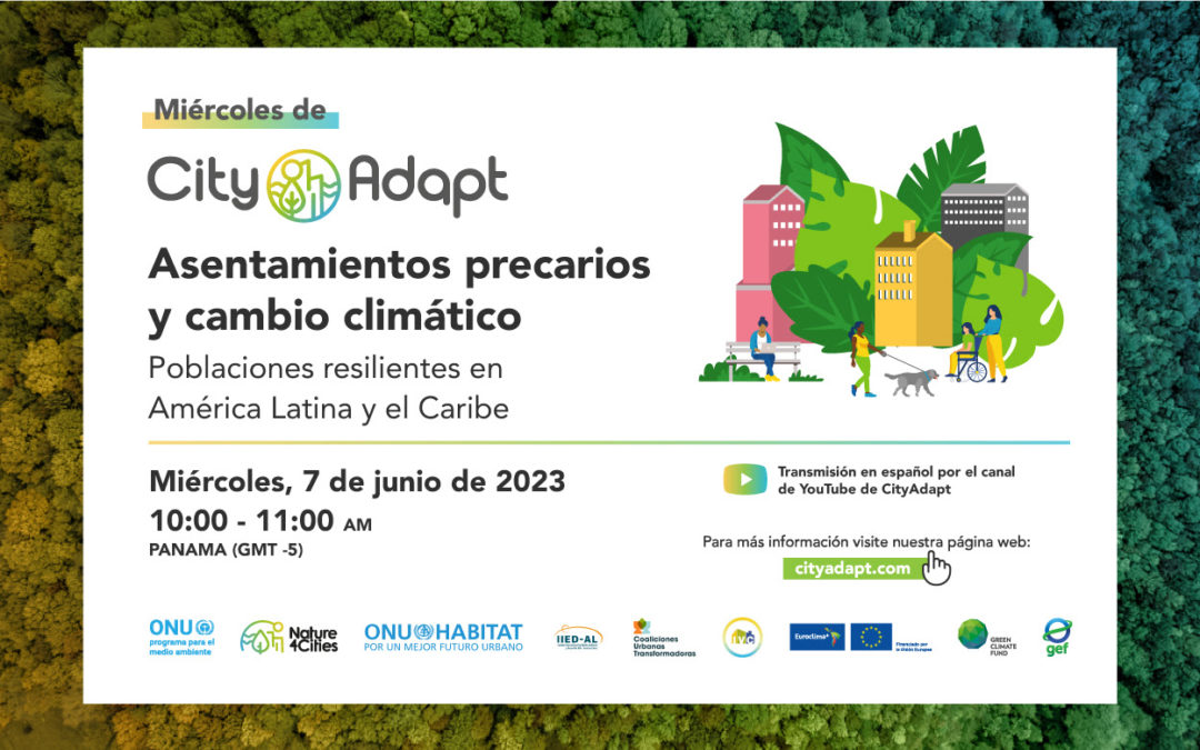 Webinar sobre asentamientos y cambio climático